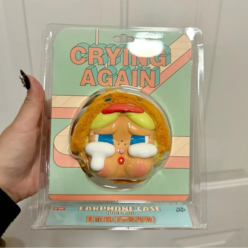 Pop Mart Crybaby Crying Again Series Earphone Case - Duck You NWT